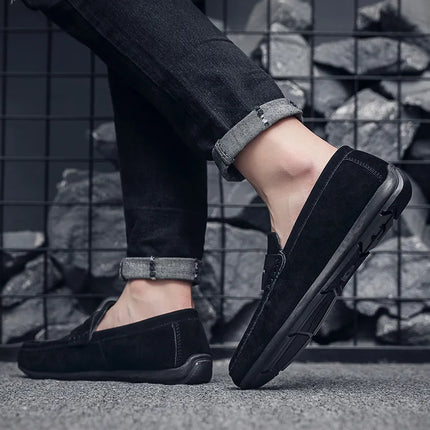 Scarpe casual da uomo Mocassini estivi Mocassini da uomo Tempo libero Appartamenti antiscivolo Leggero Morbido Slip on Scarpe da guida Sapatenis Masculino