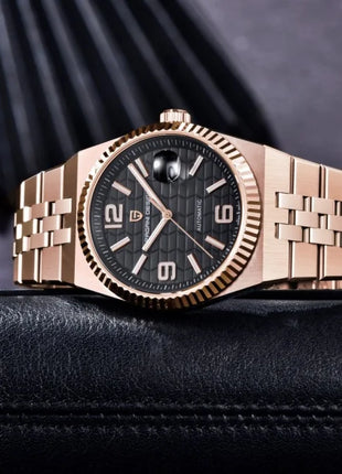 Nuovo Orologio da Polso Meccanico Automatico PAGANI DESIGN 2026 per Uomo, Vetro Zaffiro, Acciaio Inossidabile, Impermeabile, Orologio di Lusso