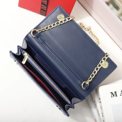 Borsa a tracolla convertibile in pelle da donna classica ed elegante per borsa di borse a tracolla di design famoso di marca di lusso