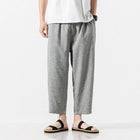 Pantaloncini da uomo nuovi pantaloni larghi casual in vita elastica tinta unita pantaloni estivi sottili comodi e traspiranti per uomo taglie forti 5XL