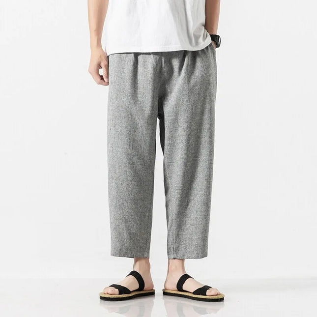 Pantaloncini da uomo nuovi pantaloni larghi casual in vita elastica tinta unita pantaloni estivi sottili comodi e traspiranti per uomo taglie forti 5XL