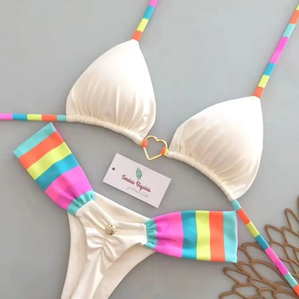Micro Bikini Tendenze 2026 Costumi da Bagno Donna Sexy Set Bikini Brasiliano Thong Biquini Stampa Monokini Abbigliamento da Spiaggia