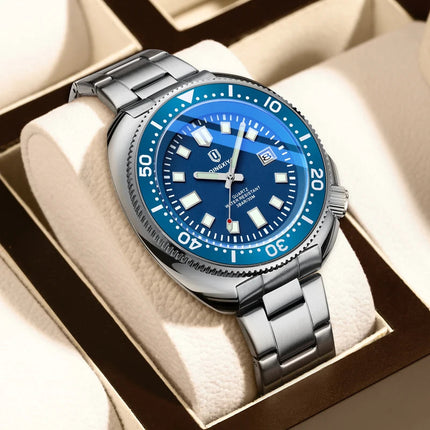 QINGXIYA Orologi al quarzo da uomo di lusso delle migliori marche Cinturino in acciaio inossidabile di alta qualità Orologio sportivo di moda con data luminosa impermeabile platinumshop