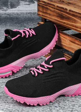 Breathable Socks Shoes Women Lightweight Knitted Casual Sneakers Non-slip Walking Footwear Outdoor Jogging Fitness Sports PlatiNum