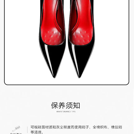 Tacchi da donna 2025 Nuovo marchio di lusso Décolleté Fondo rosso Punta a punta Strass Tacchi alti Elegante stiletto Party Prom Scarpe da donna