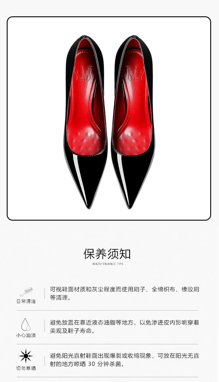 Tacchi da donna 2025 Nuovo marchio di lusso Décolleté Fondo rosso Punta a punta Strass Tacchi alti Elegante stiletto Party Prom Scarpe da donna
