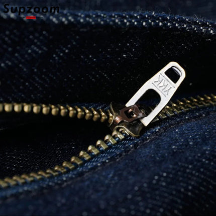 Supzoom New Arrival Hot Sale Top Fashion Autumn Zipper Fly Stonewashed Casual Patchwork Cargo Denim Pockets Cotton Jeans Men PlatiNum