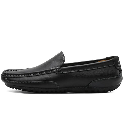 Mocassini in Pelle Traspirante, Scarpe Casual da Uomo, Slip-on Formali Italiane, Chaussure Homme