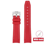 Red and white line / 20 mm