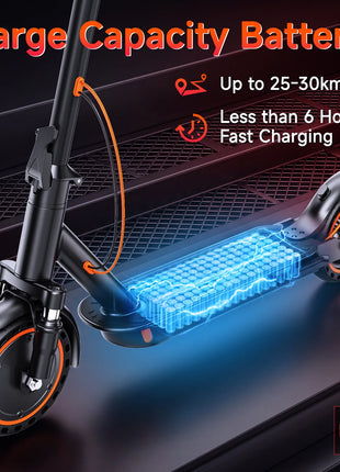 Monopattino elettrico per adulti TODIMART, monopattino elettrico urbano, motore 350W, batteria 36V, monopattino pieghevole, velocità 25 km/h, autonomia 20-30 km, monopattino elettrico urbano, 3 velocità regolabili