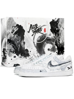 Scarpe da skateboard basse Nike Court Vision 1 Dreamlike Stunning Unisex Grigie