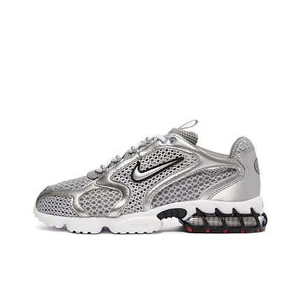 Nike Air Zoom Spiridon Cage 2 Scarpe casual basse unisex Sport Wear Resistant Grey Red Calzature lifestyle CJ1288-600