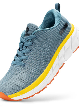 FitVille Scarpe da uomo con punta larga, ammortizzate, larghezza extra larga, scarpe da corsa antiscivolo, comode sneakers leggere per piedi grassi