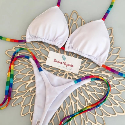 Micro Bikini 2026 Women's New Sexy Swimsuit Brazilian Thong Bikini Set Female Party Beachwear