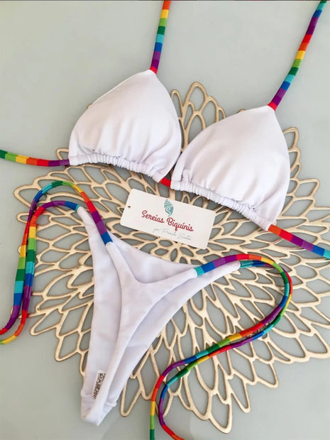 Micro Bikini 2026 Donna Nuovo Costume da Bagno Sexy Set Bikini Brasiliano con Perizoma Biquini Femminile Abbigliamento da Spiaggia per Feste