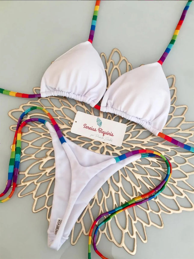 Micro Bikini 2026 Women's New Sexy Swimsuit Brazilian Thong Bikini Set Female Party Beachwear