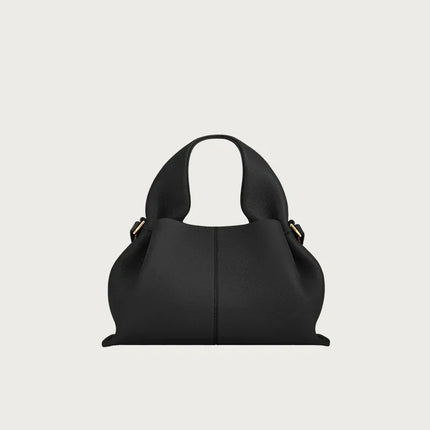 Borsa tote classica in tinta unita da donna, comoda ed elegante, stile vintage