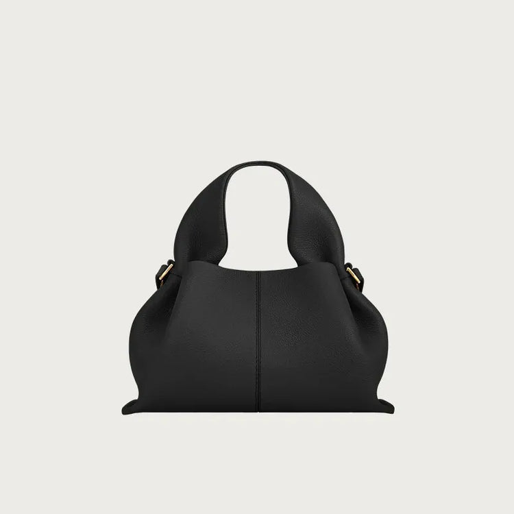 Borsa tote classica in tinta unita da donna, comoda ed elegante, stile vintage