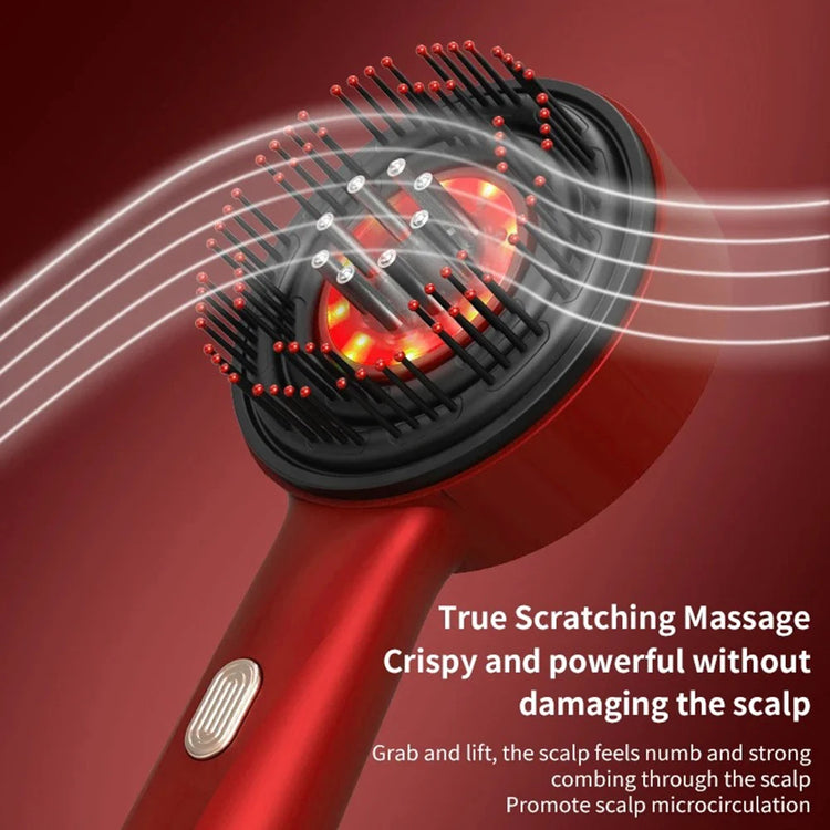 Factory Direct 2026 Electric Hair Regrowth Brush with Infrared Light Machine Acupoint Scalp Massage Anti-Hair Loss Exercise Hair