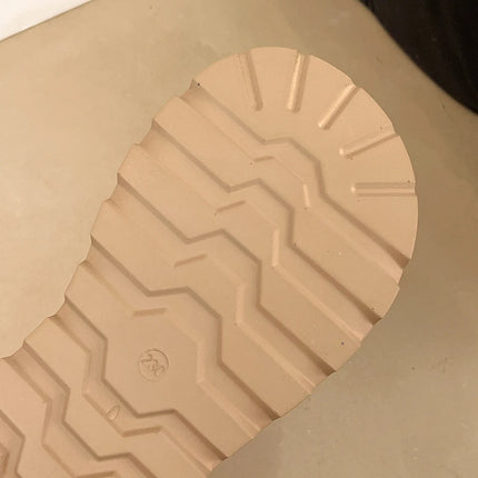 Pantofole da esterno con zeppa Infradito estive da donna con fondo spesso Infradito da spiaggia per il tempo libero a vita alta da esterno in pelle scamosciata
