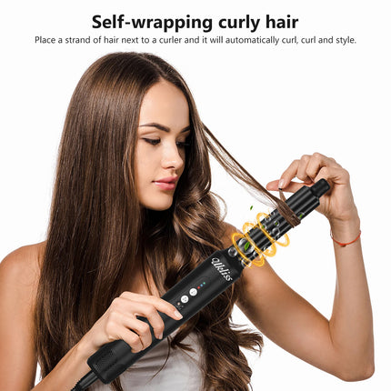 UKLISS 7 in 1 Hair Styler & Dryer Set, Round Brush Hair Dryer with Auto Curling and Ion Care