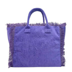 Serviette bleue / 40x32x20cm