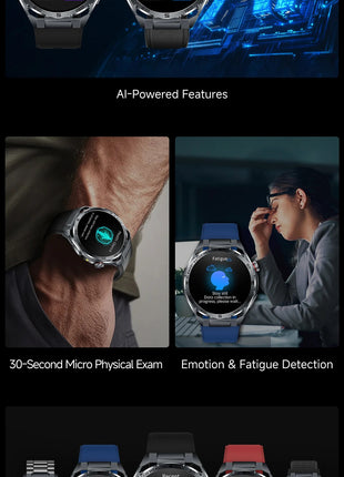 Nuovo Smartwatch 2026 con Analisi del Grasso Corporeo ECG+PPG, Acido Urico, Pressione Sanguigna, Ossigeno nel Sangue, Chiamate Bluetooth, Orologio Sportivo Intelligente per Uomini e Donne platinumshop