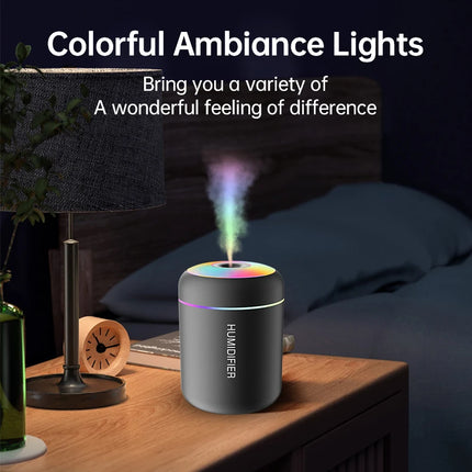 180ML Mini Umidificatore USB Elettrico Diffusore di Aroma Olio Essenziale Purificatore Aromaterapia Mist Maker Luci Per Auto Casa Camera Da Letto
