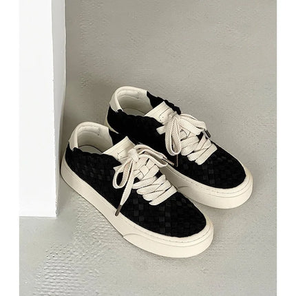 Men's sports shoes and casual shoes thick soled canvas men's shoes fashionable Owens breathable board shoes