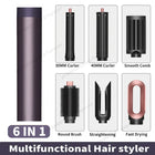 SenCiciMen 6-in-1 Air Multi-Styler & Hair Dryer Brush With Auto-Wrap Curlers 1500W Powerful Blow Dryer with Negative Ions  Fast Drying, Curling, Volumizing & Straightening Gift for Women