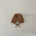 Moda retrò cava bambini cappelli lavorati a maglia fatti a mano all'uncinetto ragazze di fiori genitore-figlio cappello di cotone all'aperto 2024 autunno inverno berretti