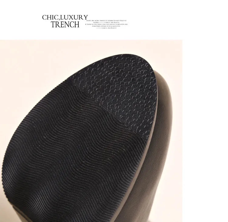 Autumn Winter Plush Boots Women British Thick Heel Waterproof Platform Thick Bottom Short Boot High Heels Lady