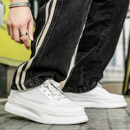 New Men Skateboard Shoes Platform Trend Sport Shoes Women Sneaker Sequin Shoes for Men Chaussure Homme Female Sneakers
