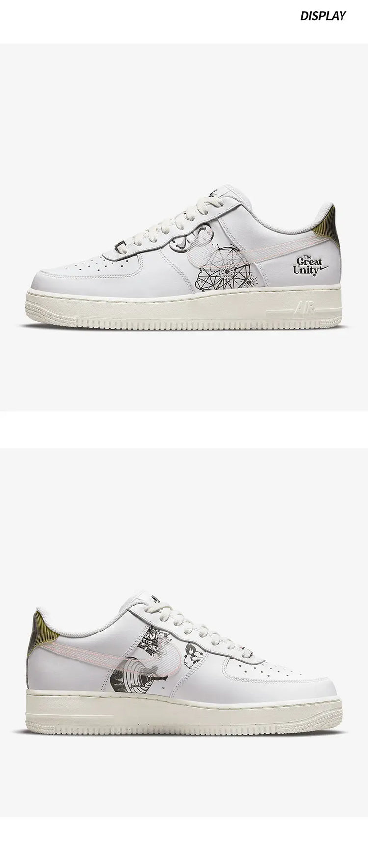 Nike genuine AIR FORCE 1 low cut men's sports and leisure board shoes DM5447-111