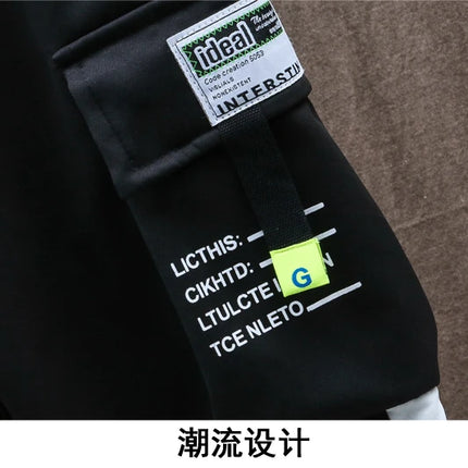 Windbreaker Regular Zipper Jacket 2023 Spring Men's Hooded Trend Printed Jacket Hip Hop Top Men's Low Price