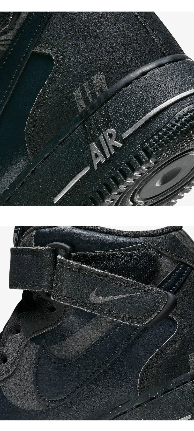Nike genuine Air Force 1 Men's Casual Breathable Mid-Top Sneakers DQ7666-001