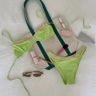 Bikini Micro Push-Up Sexy 2026, Costume da Bagno Femminile, Set Bikini a Pois, Abbigliamento da Spiaggia Brasiliano, Costume da Bagno Biquini