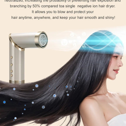 9 in 1 Hair dryer Professional Negative Ion curling Iron Hair Straightener Brushless Motor High Speed Hair Dryer Hot Comb Set