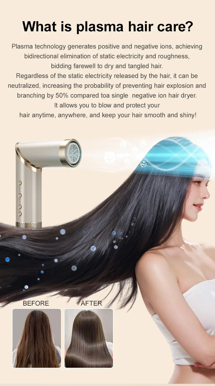 9 in 1 Hair dryer Professional Negative Ion curling Iron Hair Straightener Brushless Motor High Speed Hair Dryer Hot Comb Set