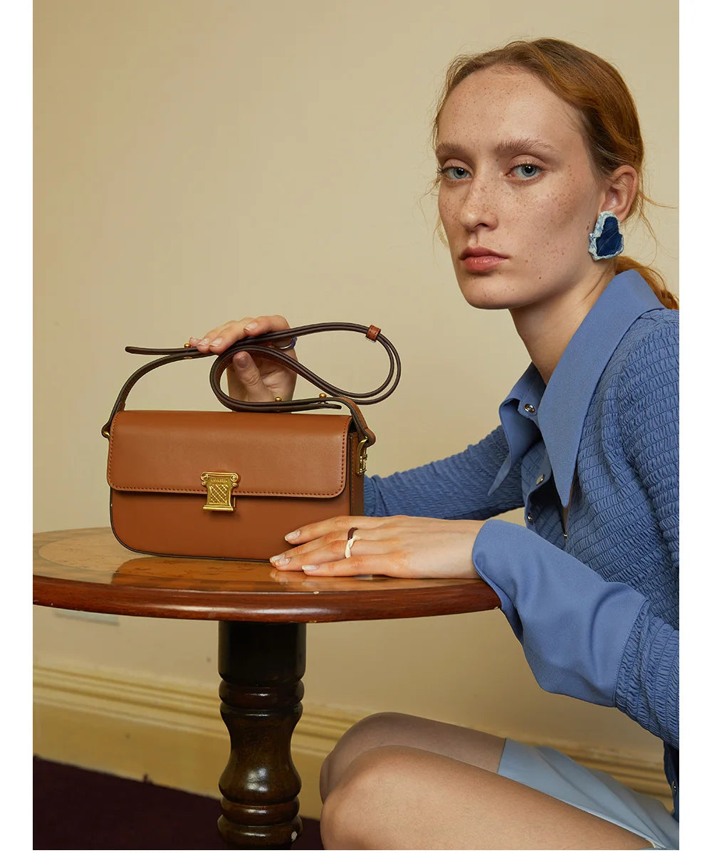 LA FESTIN Original Brand New Shoulder Crossbody Bag Handbag Women Leather Bag Small Square Bag Ladies Designer Fashion Bags