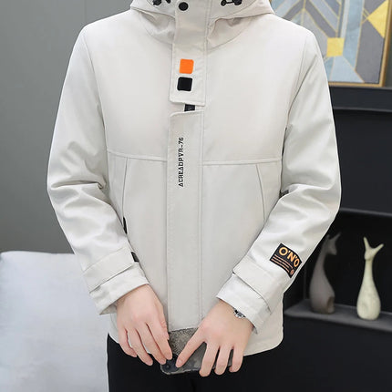 Men's Autumn/Winter Jackets New Arrived Trendy Brand Couple Jacket Men's Women's Handsome Casual Hooded Work Jacket Coat