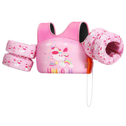 Children's Life Jacket Children's Swimming Arm Floating Whistle Life Vest Baby Swimsuit Safety Foam Pool Accessories for Kayak