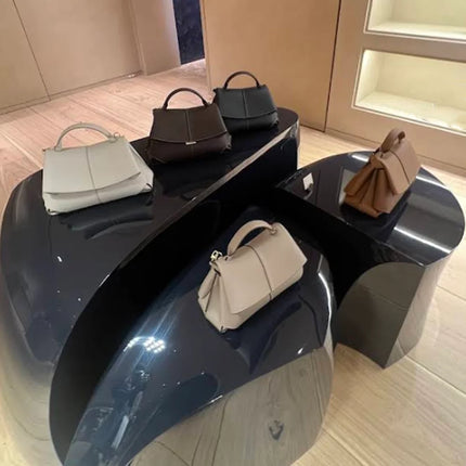 Elegante Borsa da Donna, Borsa Pratica di Alta Gamma per il Pendolarismo, Design Elegante con Pieghe, Borsa Quotidiana di Grande Capacità