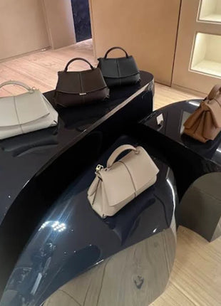Elegante Borsa da Donna, Borsa Pratica di Alta Gamma per il Pendolarismo, Design Elegante con Pieghe, Borsa Quotidiana di Grande Capacità