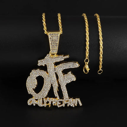 Hip Hop Ice Out Dollar Money Bag Necklace Shiny Cubic Zirconia Wallet Pendant for Men Women Hip Hop Rock Rap Cool Jewelry PlatiNum