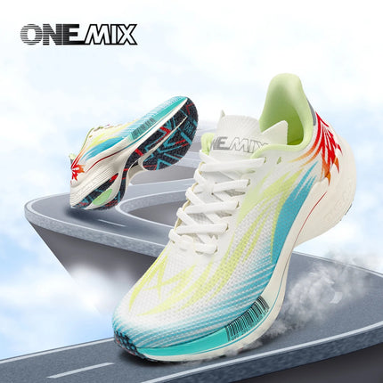 ONEMIX 2026 Nuove Scarpe da Corsa per Maratona, Traspiranti, Antiscivolo, Ammortizzanti per Uomo e Donna, Sneakers con Cuscinetto d'Aria PlatiNum