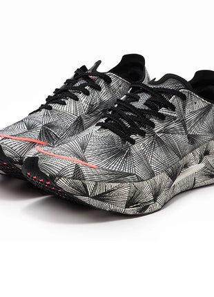 361 Degrees FLAME 3.0 Men Women Running Shoes Carbon Plate Racing Rebound Stable Breathable Wear-resistant Sneakers 672412207 PlatiNum