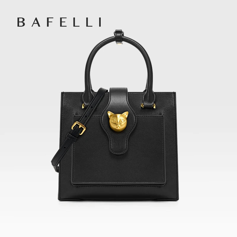 BAFELLI 2025 NUOVA BORSA DA DONNA CAT LUSSO IN PELLE FASHION BUSINESS Spalla Elegante CASUAL CROSSBODY FEMALE BORSA UFFICIALE LADY