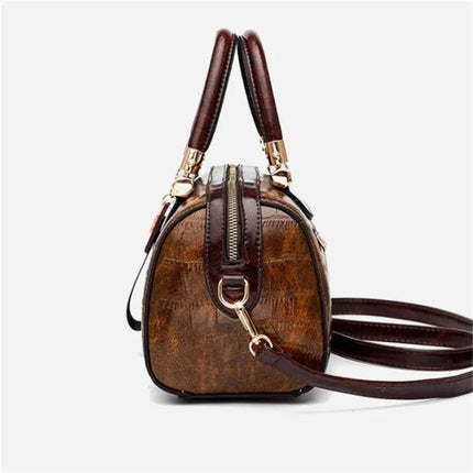 Luxury Design Handbags Shoulder Bags Top Quality PU Leather Women Handbag Classic Crocodile Tote Bag Female Messenger Bag Bolso PlatiNum