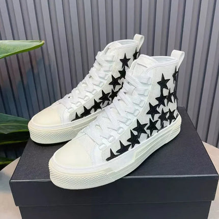 High top canvas shoes for men, 2026 new spring versatile shoes, men's casual board shoes, women's blue canvas shoes